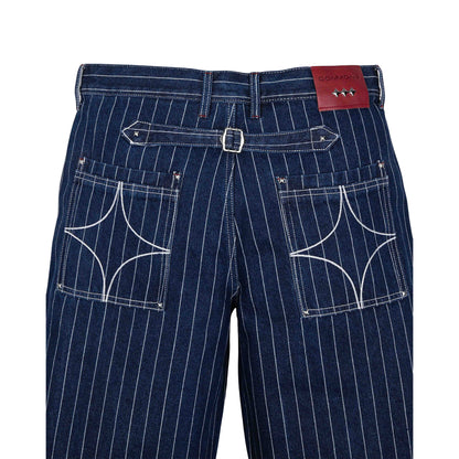 Commons Pinstripe Conductor Denim Pant Midnight Blue
