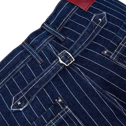 Commons Pinstripe Conductor Denim Pant Midnight Blue