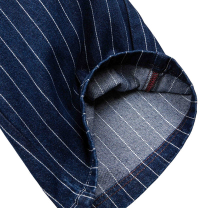 Commons Pinstripe Conductor Denim Pant Midnight Blue