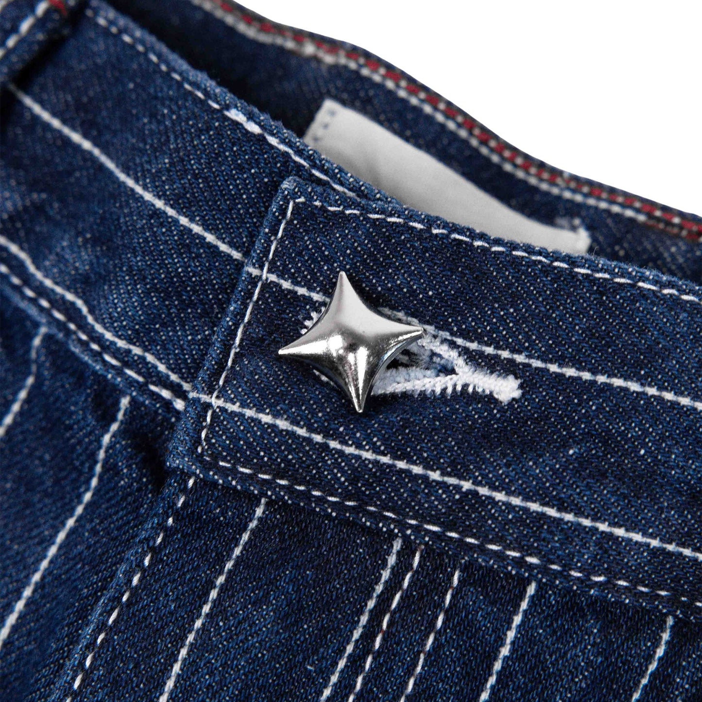 Commons Pinstripe Conductor Denim Pant Midnight Blue