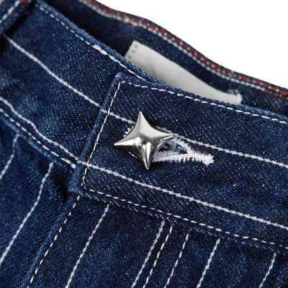 Commons Pinstripe Conductor Denim Pant Midnight Blue