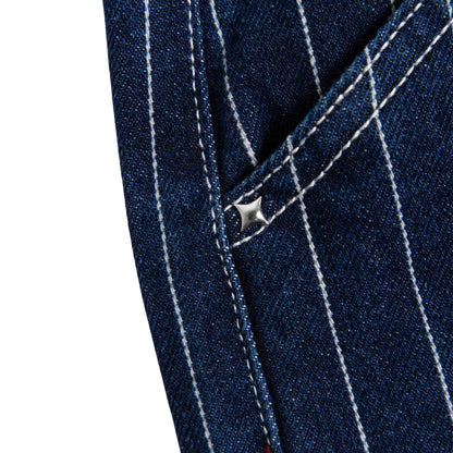 Commons Pinstripe Conductor Denim Pant Midnight Blue