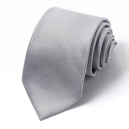 Metallic Silver Grid-