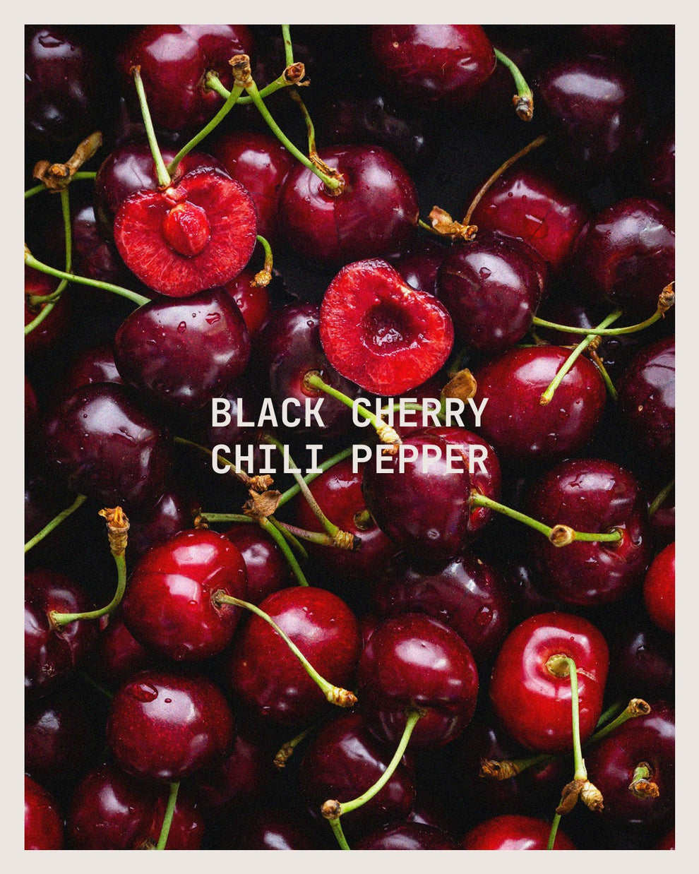 Black Cherry Chili Pepper Candle-