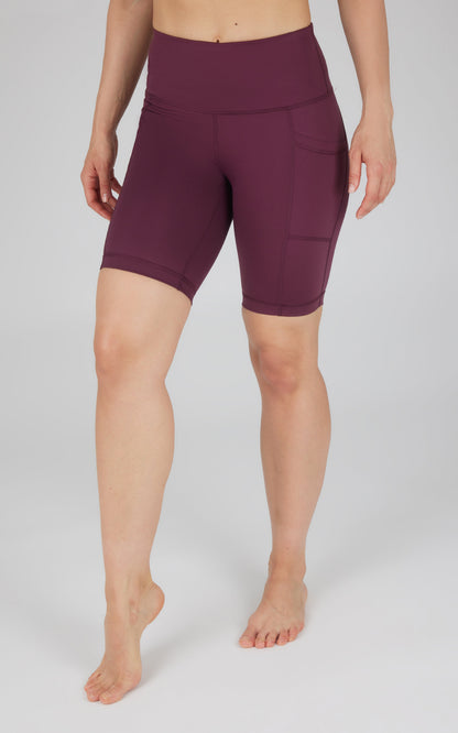 Tribeca High Waist 9" Short with Side Pockets