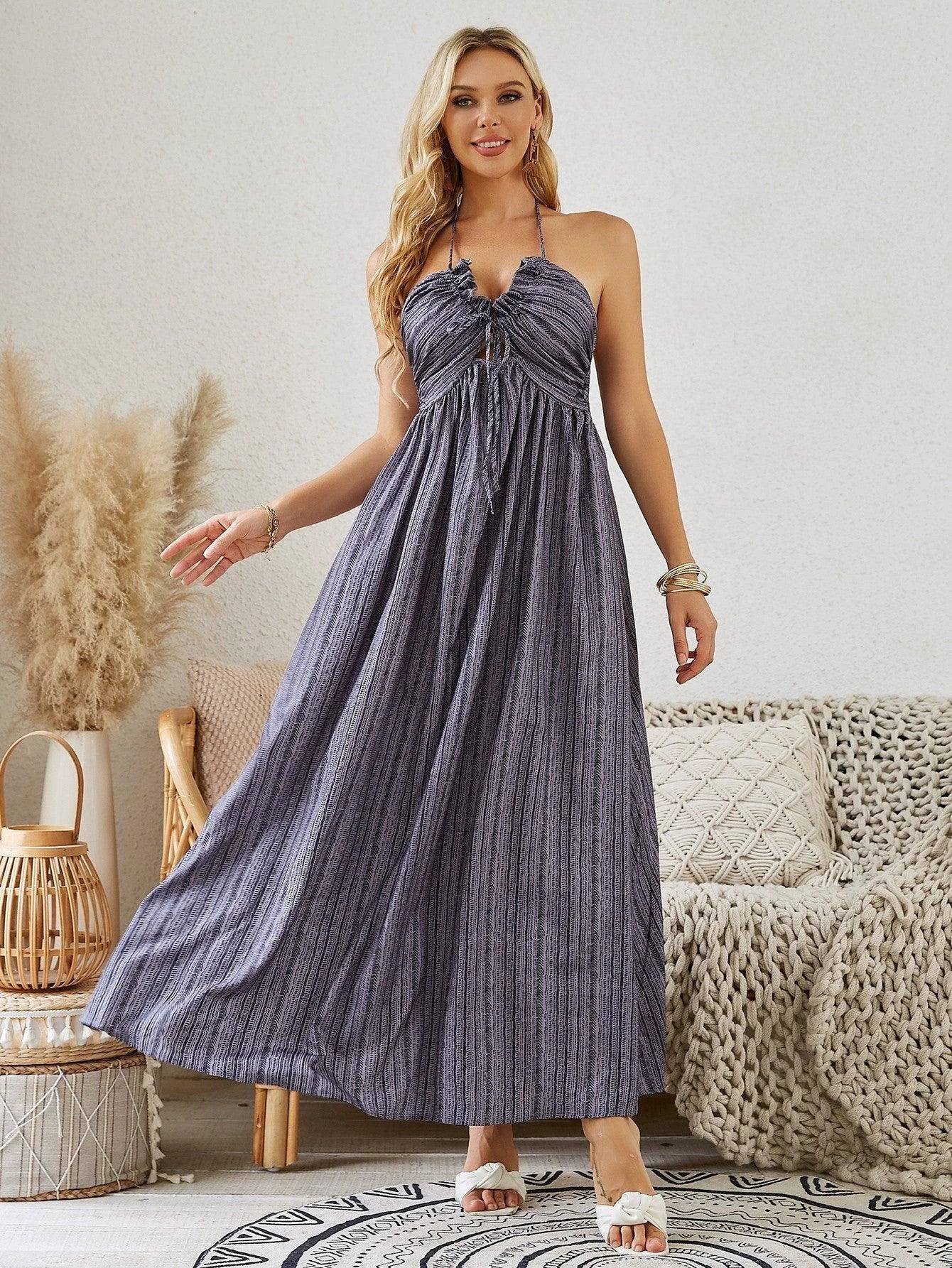 Bohemian Halter Maxi Dress Bohemian Halter Maxi Dress