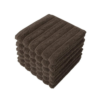 Brampton Turkish Cotton Washcloths - 6 Pieces - Classic Turkish Towels