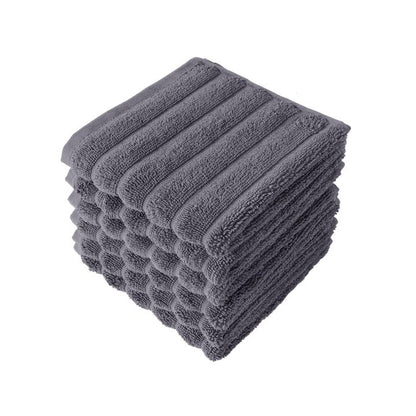 Brampton Turkish Cotton Washcloths - 6 Pieces - Classic Turkish Towels