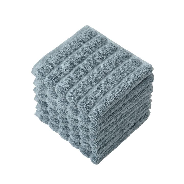 Brampton Turkish Cotton Washcloths - 6 Pieces - Classic Turkish Towels