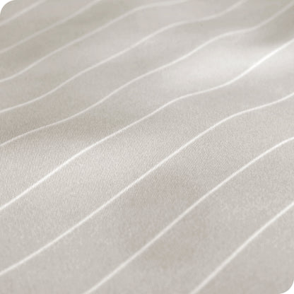 Pinstripe - Stone/White-