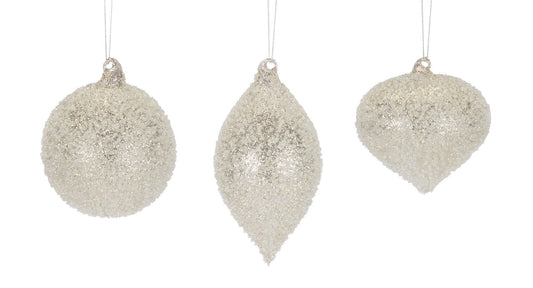 Melrose International Beaded Glass Tree Ornament (Set of 6)