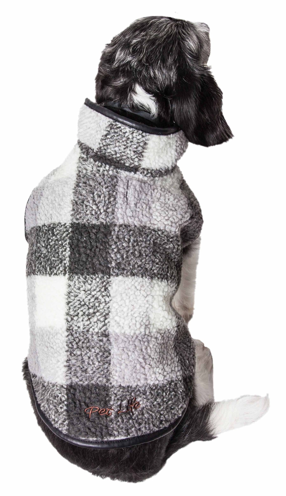 Black, Grey And White Plaid-