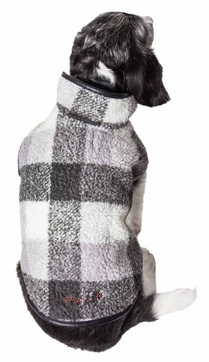 Black, Grey And White Plaid-