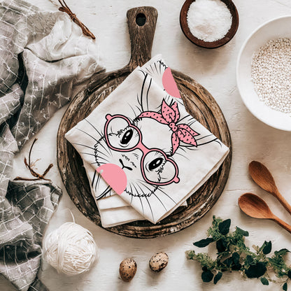 Bold modern bunny kitchen towel bubblegum heart glasses
Quirky contemporary Easter towel stylish bunny
Retro chic bunny kitchen towel bubblegum bandana
Modern graphic design Easter towel bunny pink