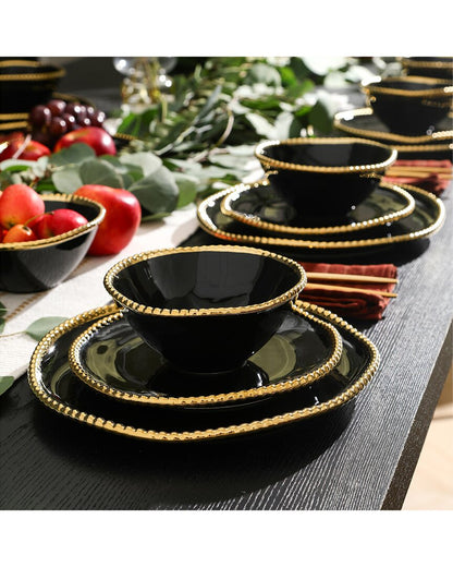 Christian Siriano Akoya 12Pc Porcelain Dinnerware Set
