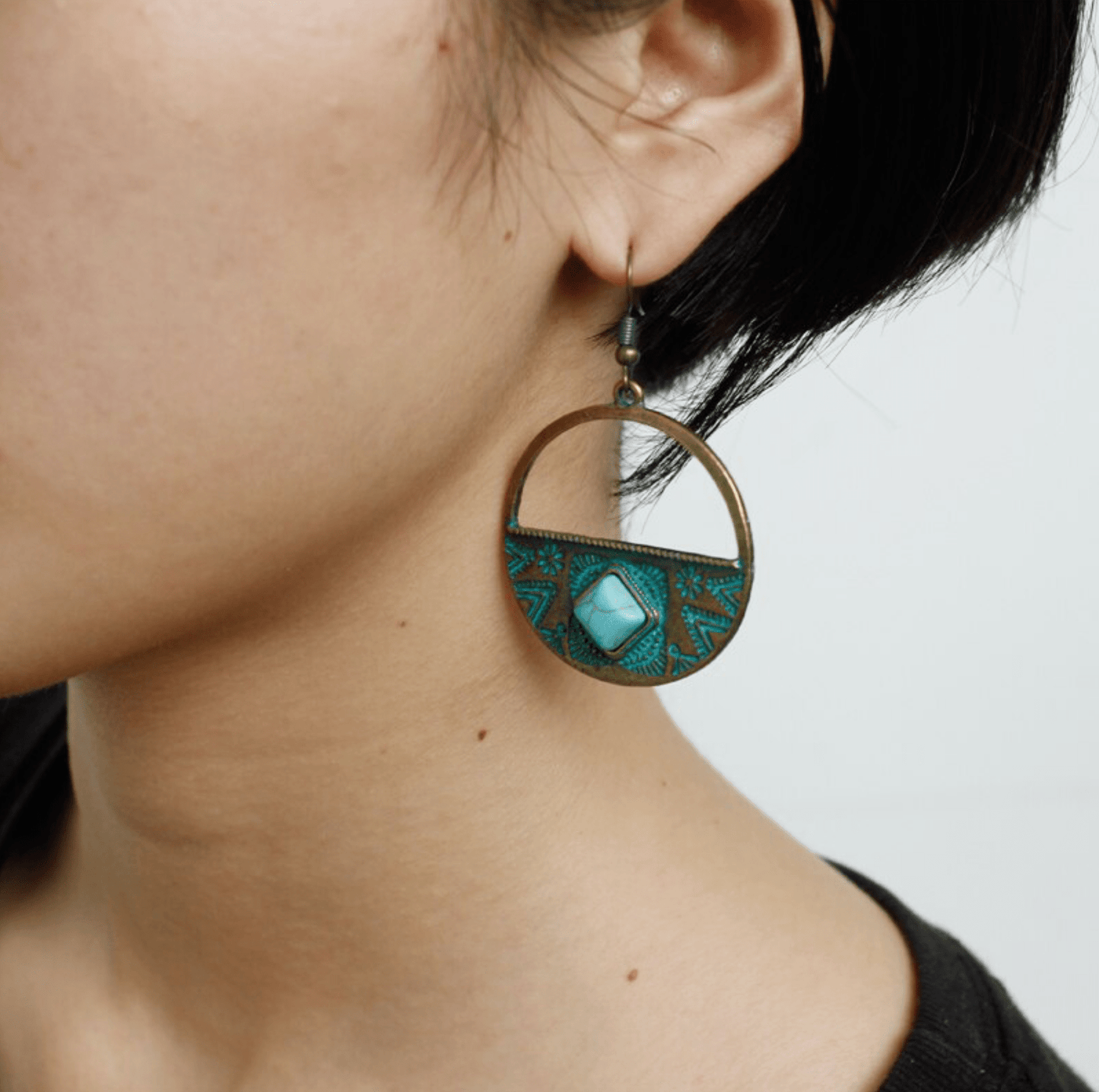 Goldtone, Turquoise-