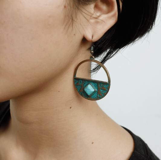 Goldtone, Turquoise-