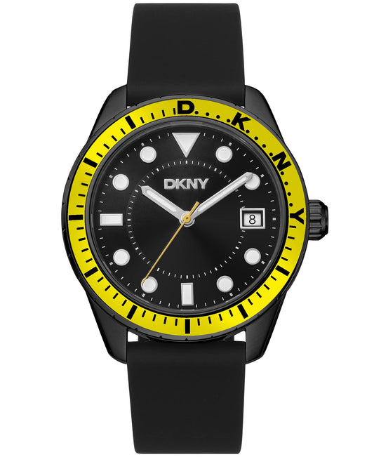 Dk1g050p0035 ACTIVE Crosby Sport Black Silicone Strap Men's Watch