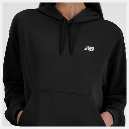 New Balance Sport Essentials Women's Pullover Hoodie — Black