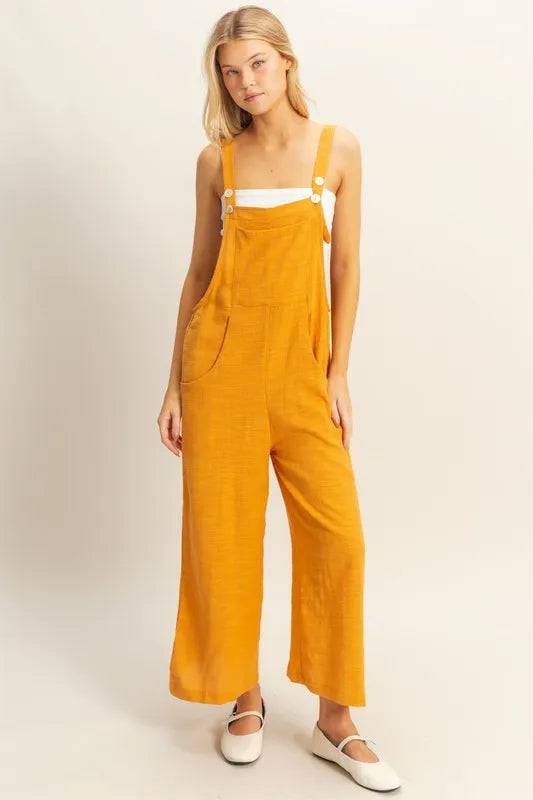 HYFVE Textured Wide Leg Overall