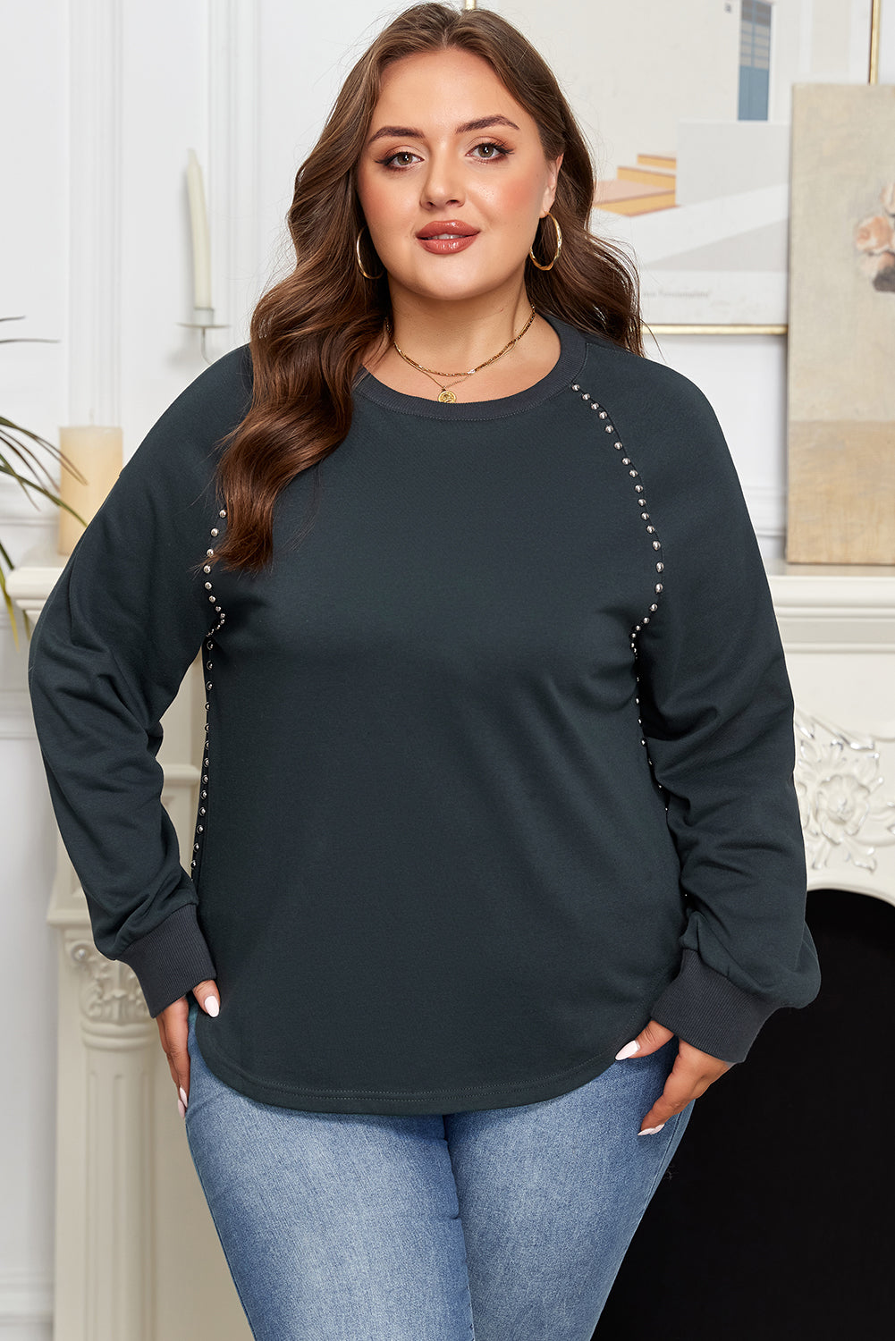 Threaded Pear Mackenzie Edge Mineral Wash PLUS Jumper