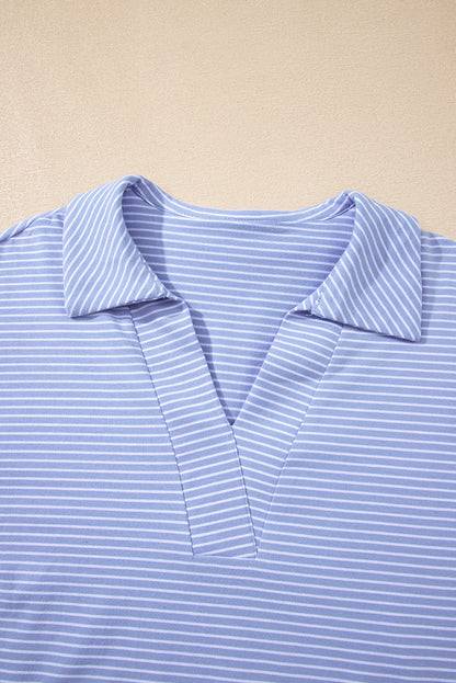 Threaded Pear Lilian Dolman Sleeve Polo Shirt Set