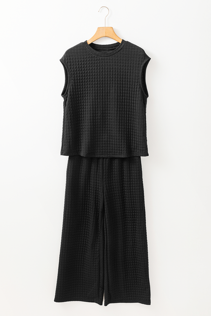 Threaded Pear Samira Textured Knit Set