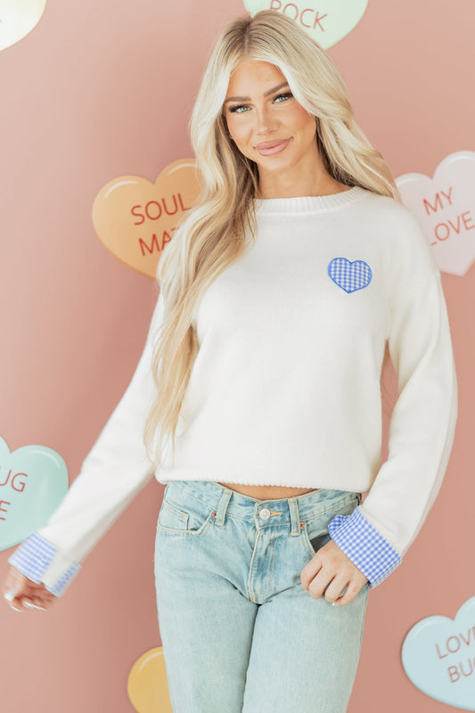 Threaded Pear Vienna Cuffed Drop Shoulder Sweater
