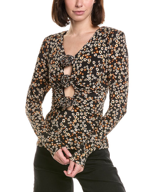 TINY FLOWERS BLACK-