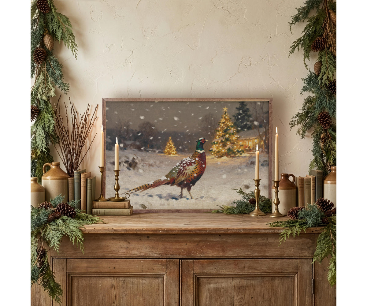 Kendrick Home Pheasant At Christmas
