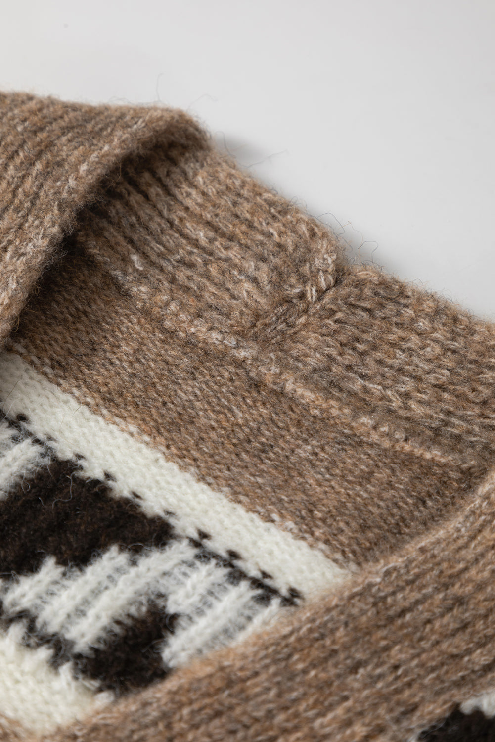 Threaded Pear Adelynn Geometric Pattern Front Sweater