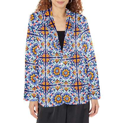 Baha Ranch Blues Talavera Women's Blazer