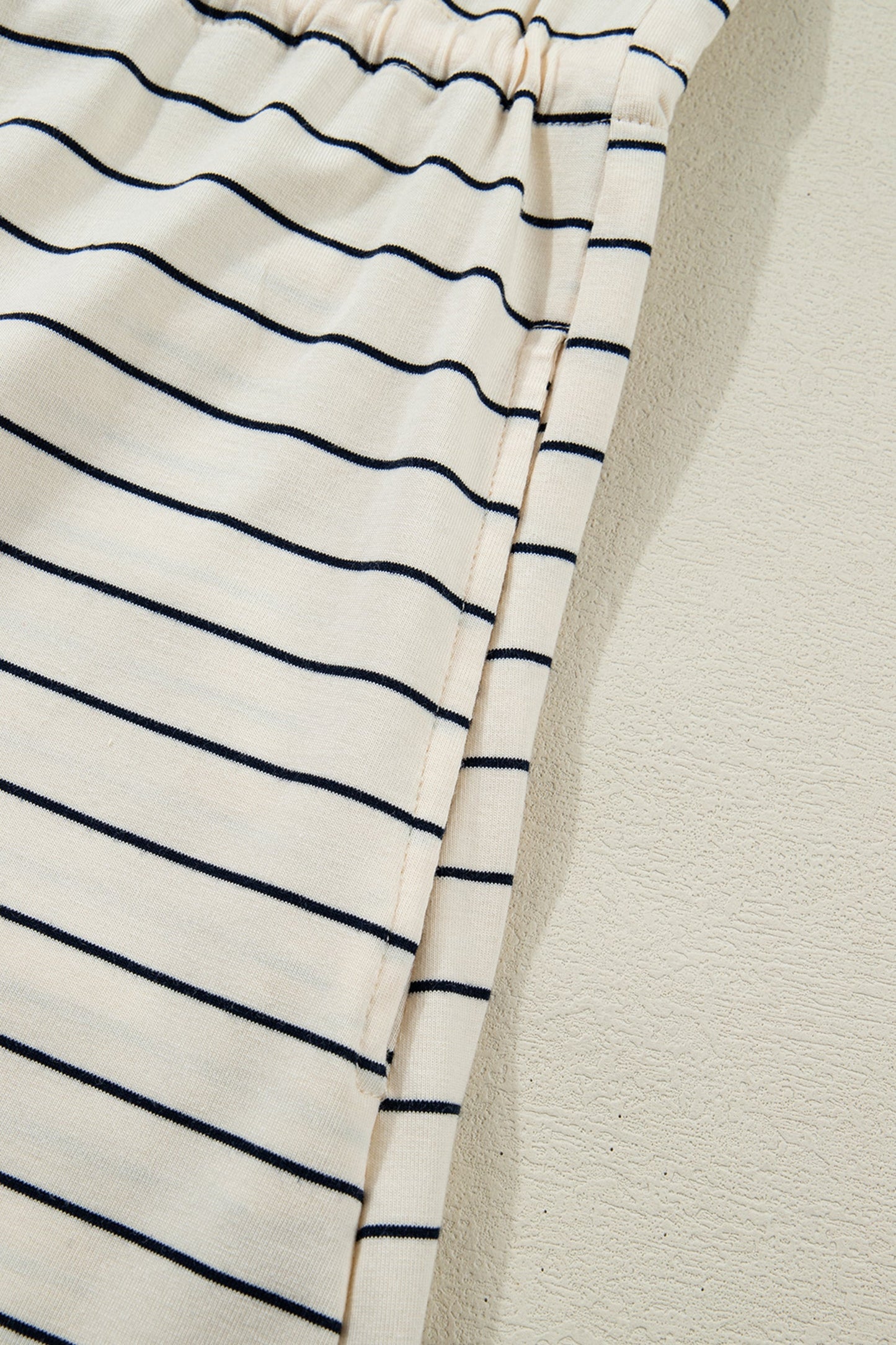 Threaded Pear Mabel Stripe Drawstring Tunic Tank