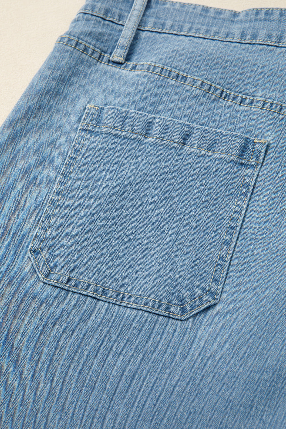 Threaded Pear Adelyn Textured Wide Leg PLUS Jeans