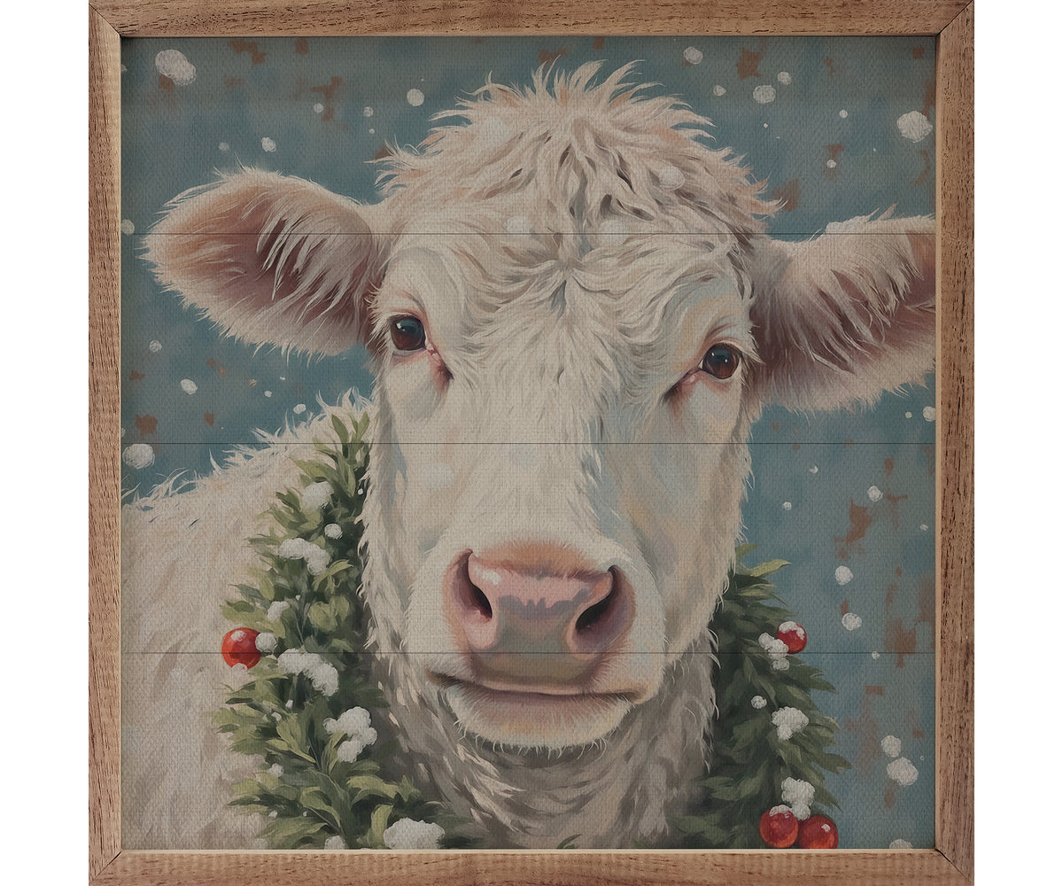 Kendrick Home White Cow Berry Wreath