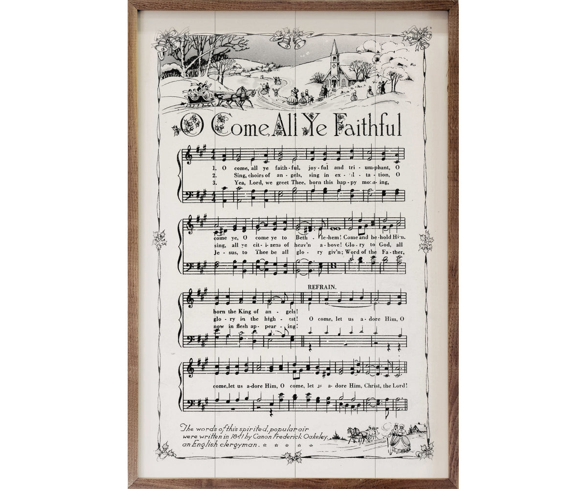 Kendrick Home Oh Come All Ye Faithful Sheet Music