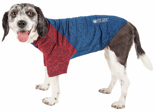 Blue W/ Maroon Sleeves-