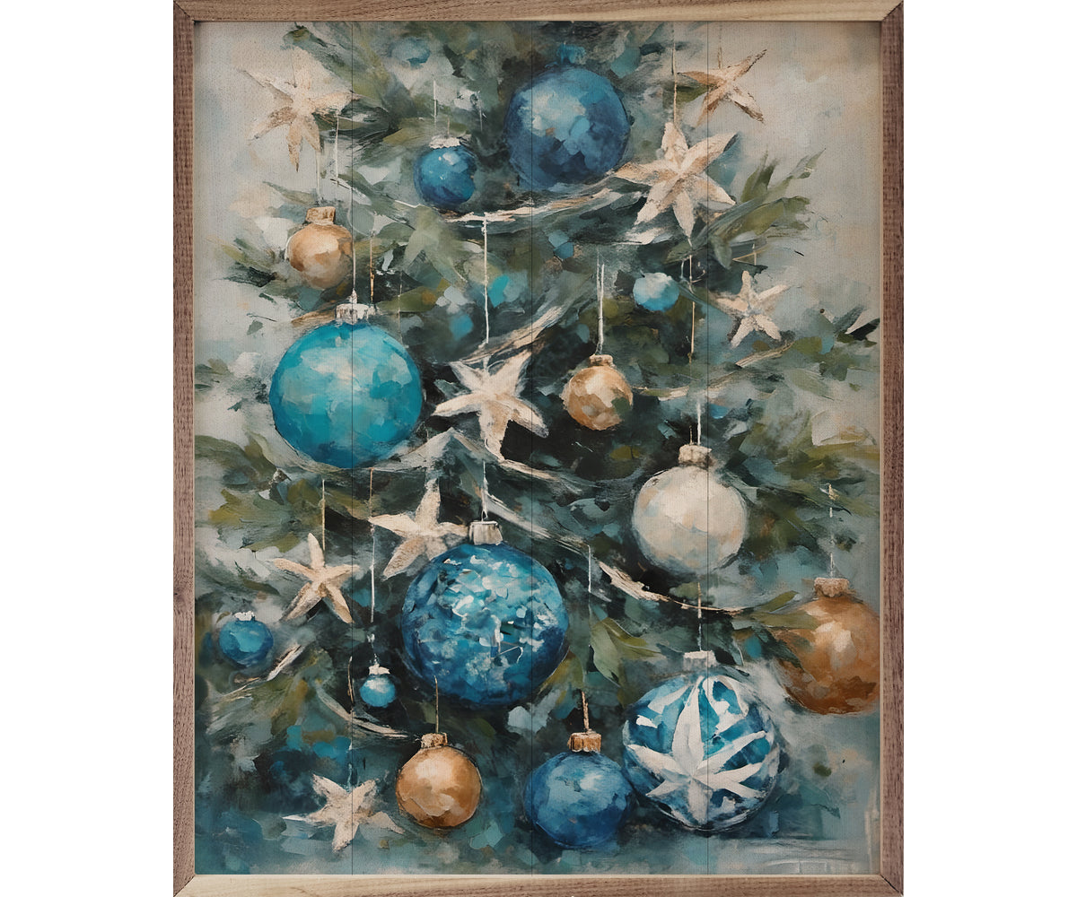 Kendrick Home Starfish Holiday Tree