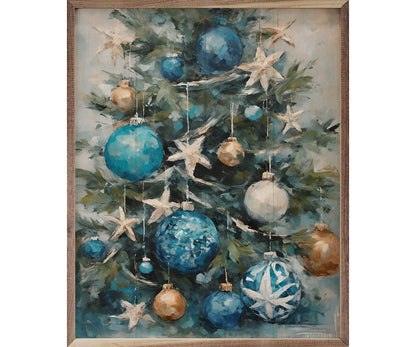 Kendrick Home Starfish Holiday Tree