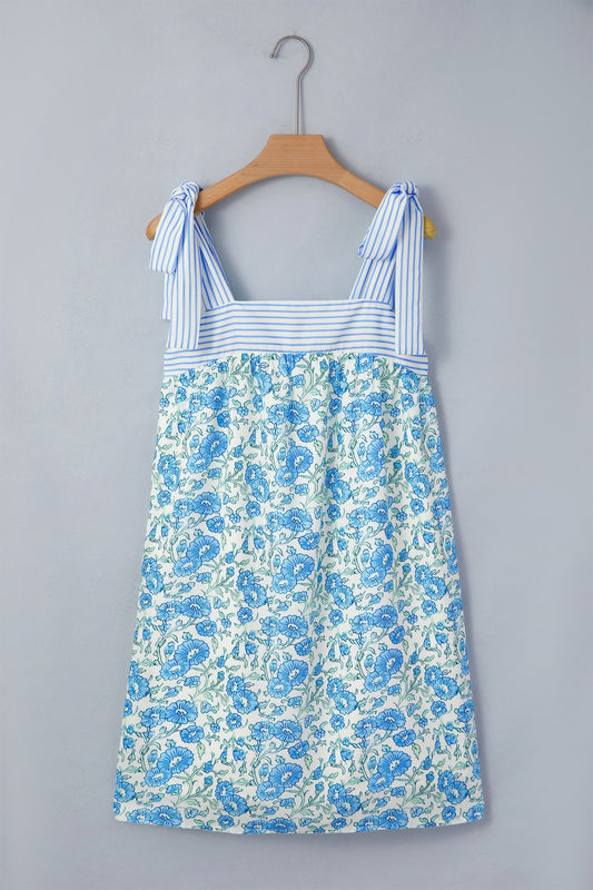Threaded Pear Estelle Knot Straps Mini Dress