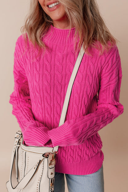 Threaded Pear Lola High Drop Shoulder Sweater