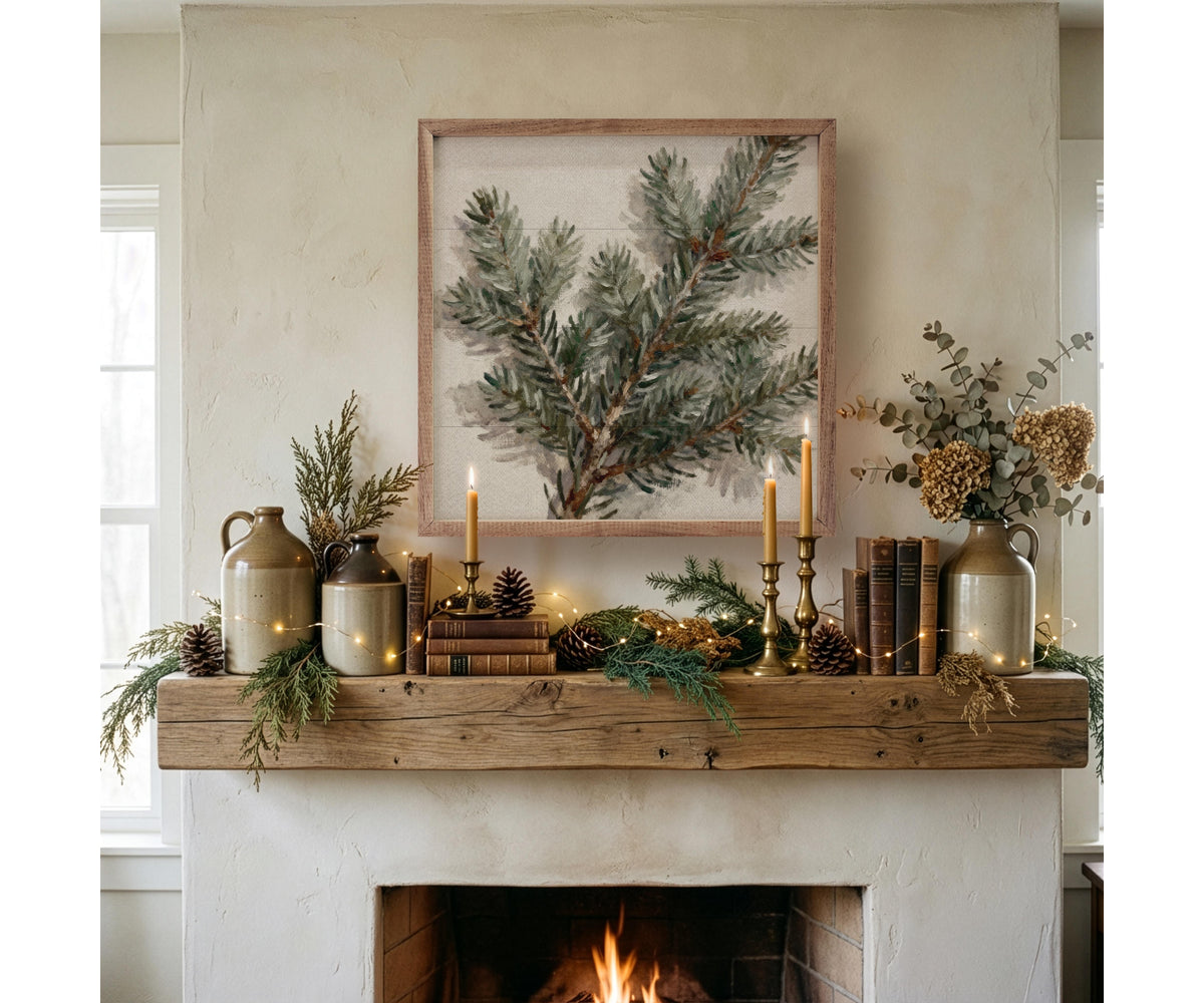 Kendrick Home Simple Pine Branches