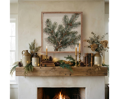 Kendrick Home Simple Pine Branches