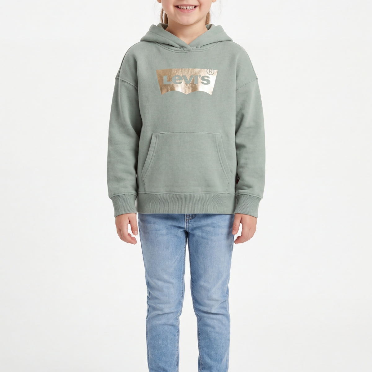 Muted sage green-