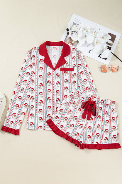 Threaded Pear Gillian Stripes Ruffle Pj Set