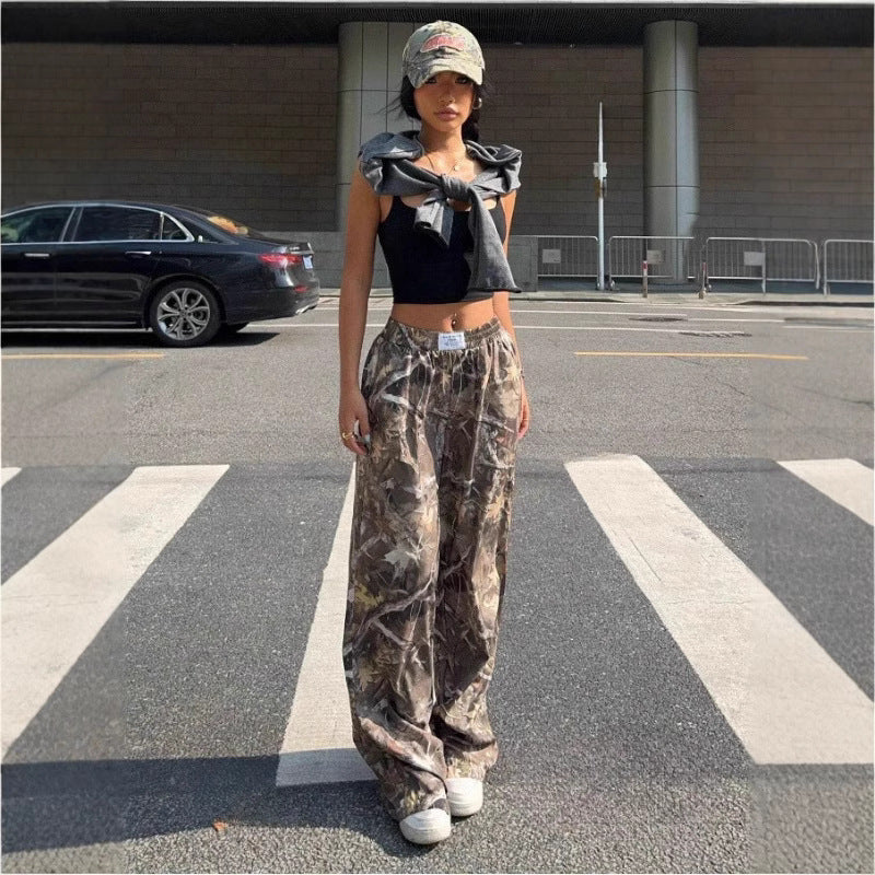 🧢 Women's Y2K Camouflage Cargo Pants