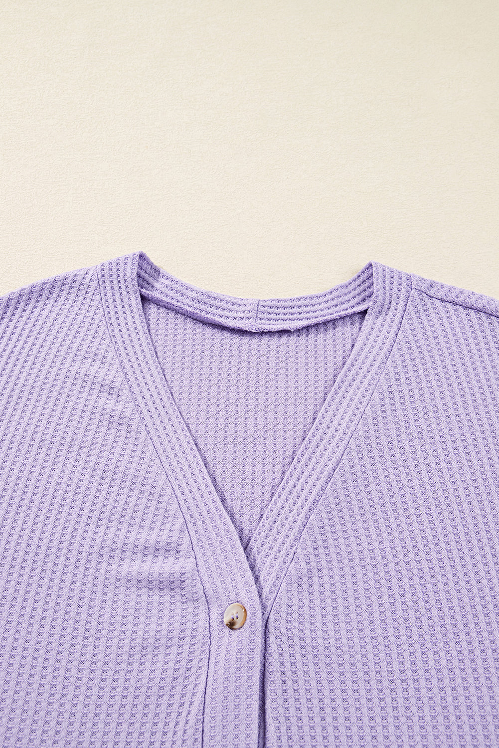 Threaded Pear Rosie Waffle Knit Front PLUS Cardigan