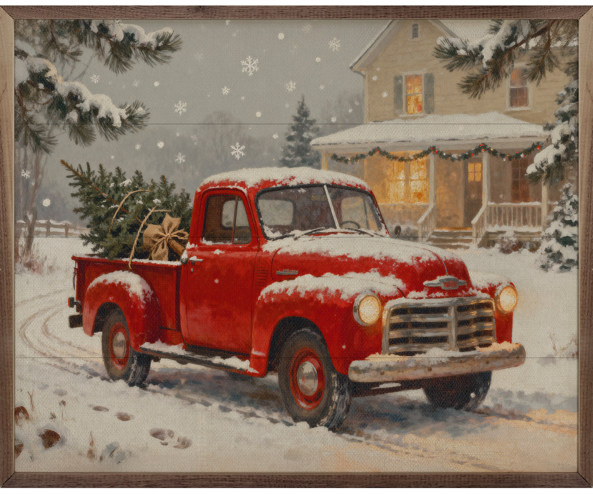 Kendrick Home Bringing Christmas Home Red Truck
