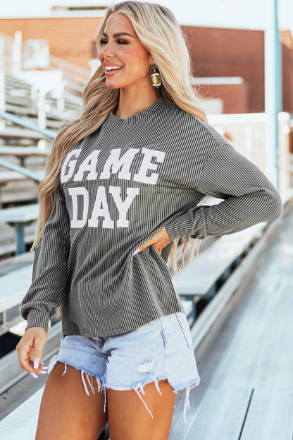 Threaded Pear Lucille Sleeve Crewneck top Long Sleeve Top