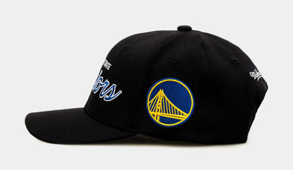 Mitchell & Ness Men's NBA Team Script 2.0 Stretch Snapback Warriors Snapback Caps